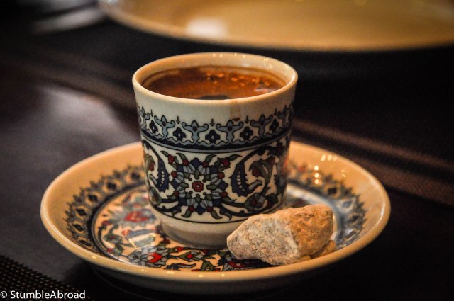 Before the Class I drank a deliciously rich Turkish Coffee